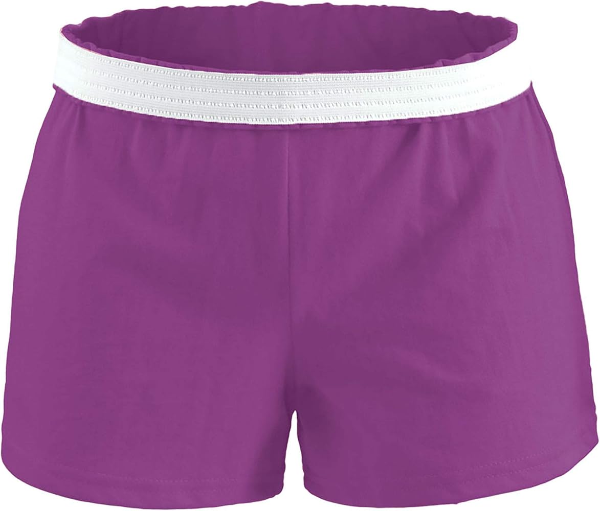 Soffe Girls' Cheer Shorts (M, Fuchsia Rose)