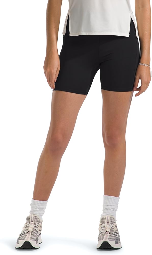 THE NORTH FACE Girls' Never Stop Bike Short, TNF Black, Large