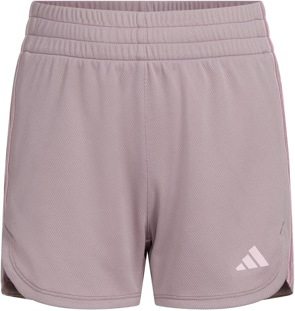 adidas Girls' 3 Stripe Pacer Mesh Short