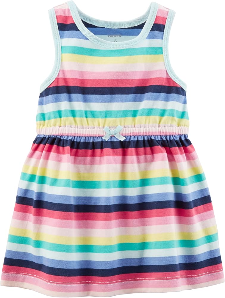 Carter's Baby Girls' Striped Jersey Dress 3 Months