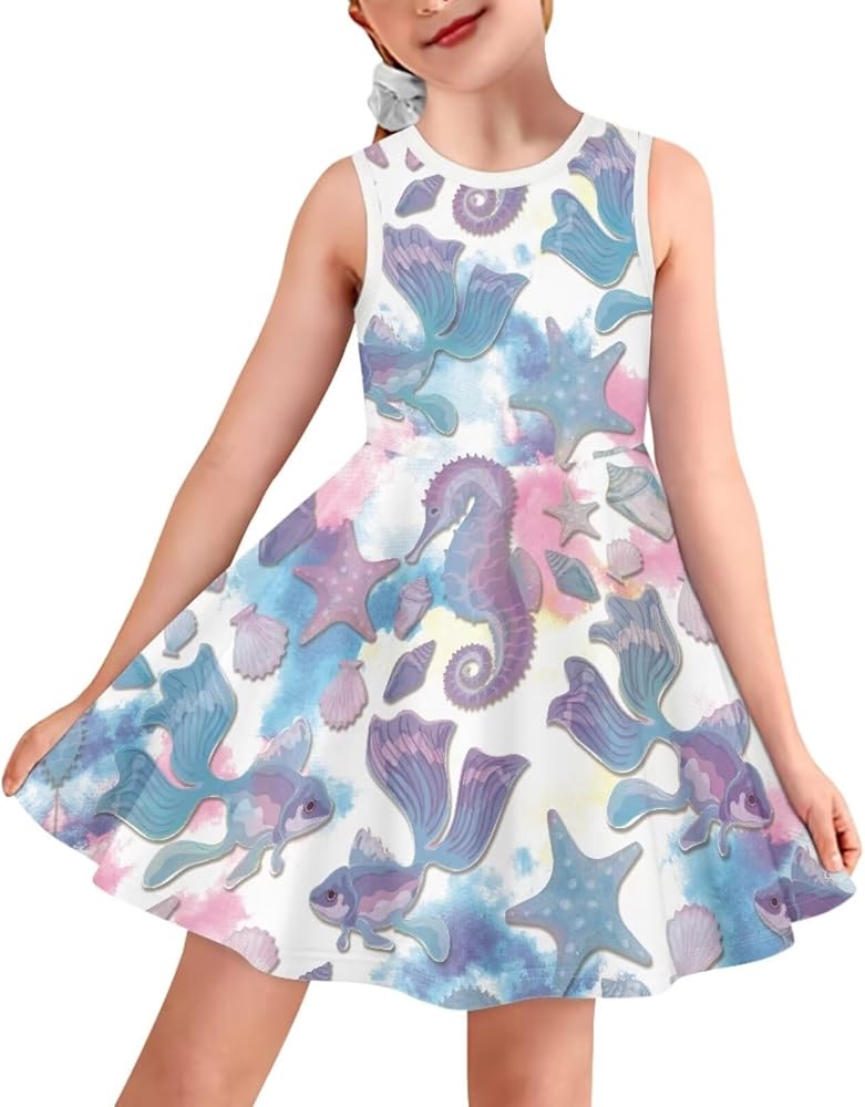 Ystardream Junior Dresses for Teen Girls Toddler Girl Summer Clothes 3-16Y