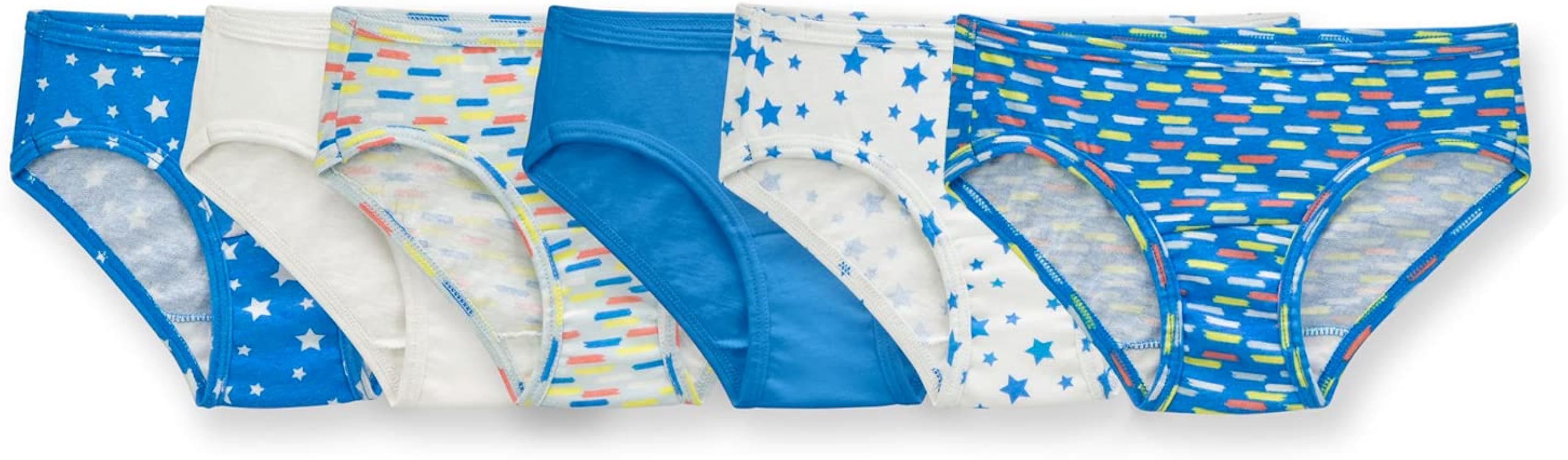 Fruit of the Loom Girls' Cotton Hipster Underwear, 6 Pack - Fashion Assorted, 14