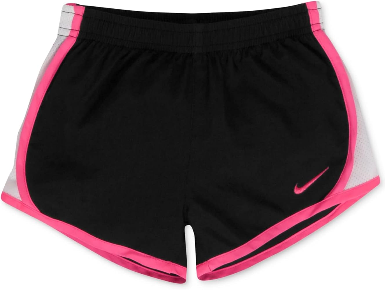 Nike Little Girls Dri FIT Printed Tempo Running Shorts (B(327358-K09)/P, 4 Years)