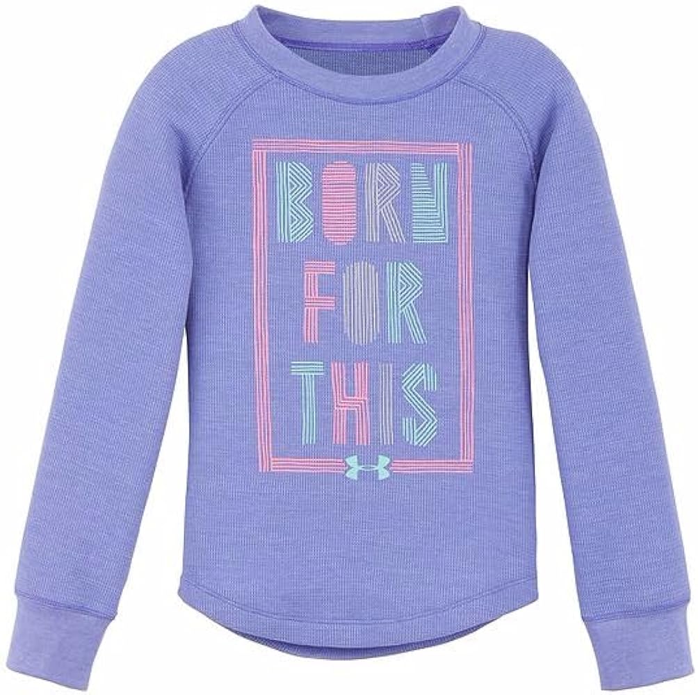 Under Armour Girls (Born for This) Long Sleeves T-Shirt (US, Age, 18 Months, Violet Storm)