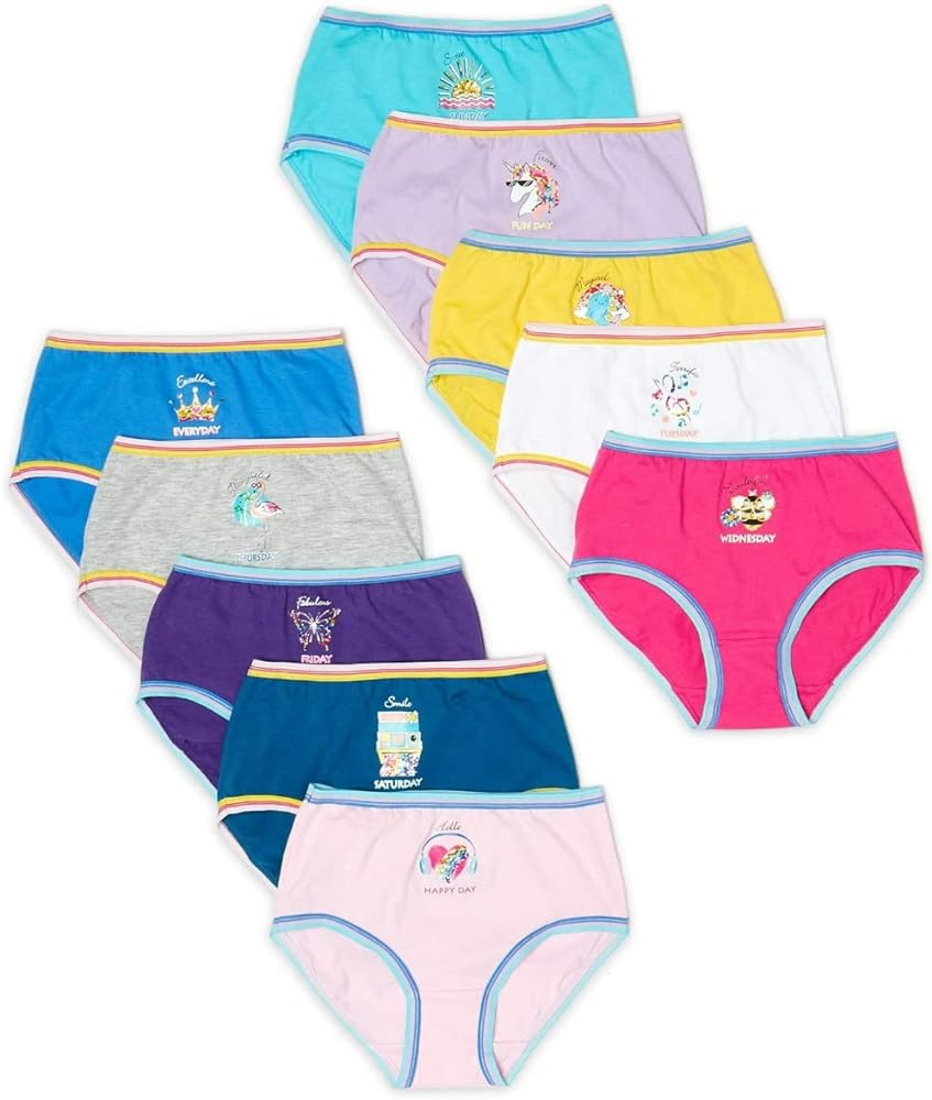 Wonder Nation Girls Assorted Panties