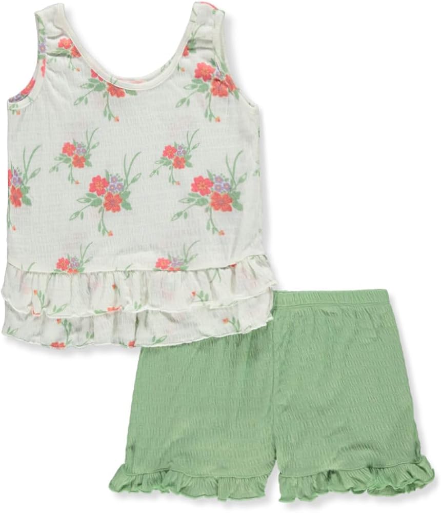 Girls' 2-Piece Cherry Shorts Set Outfit