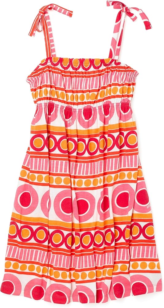 ROXY Big Girls' Ol Salt Printed Smock Dress