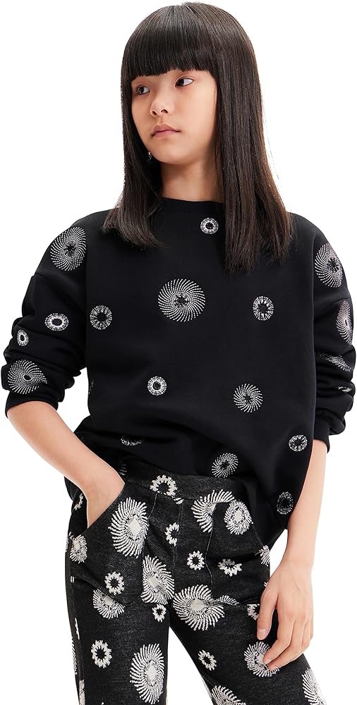 Desigual Girl Knit Sweat Long Sleeve