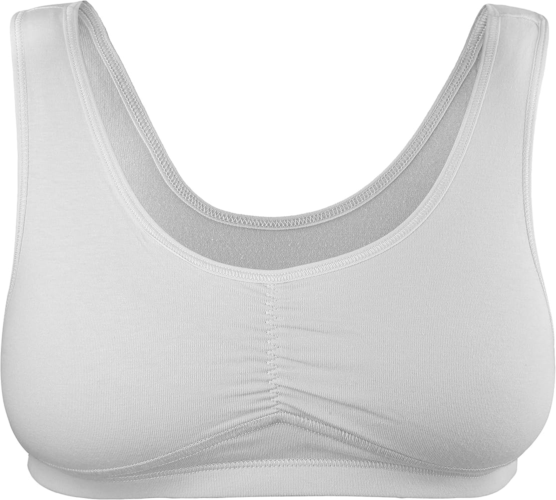 Beginners Training Bra Style 1553 (36, White)