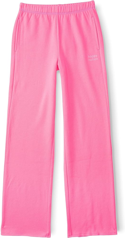 Happy Nation Girls Wide Leg Sweatpants