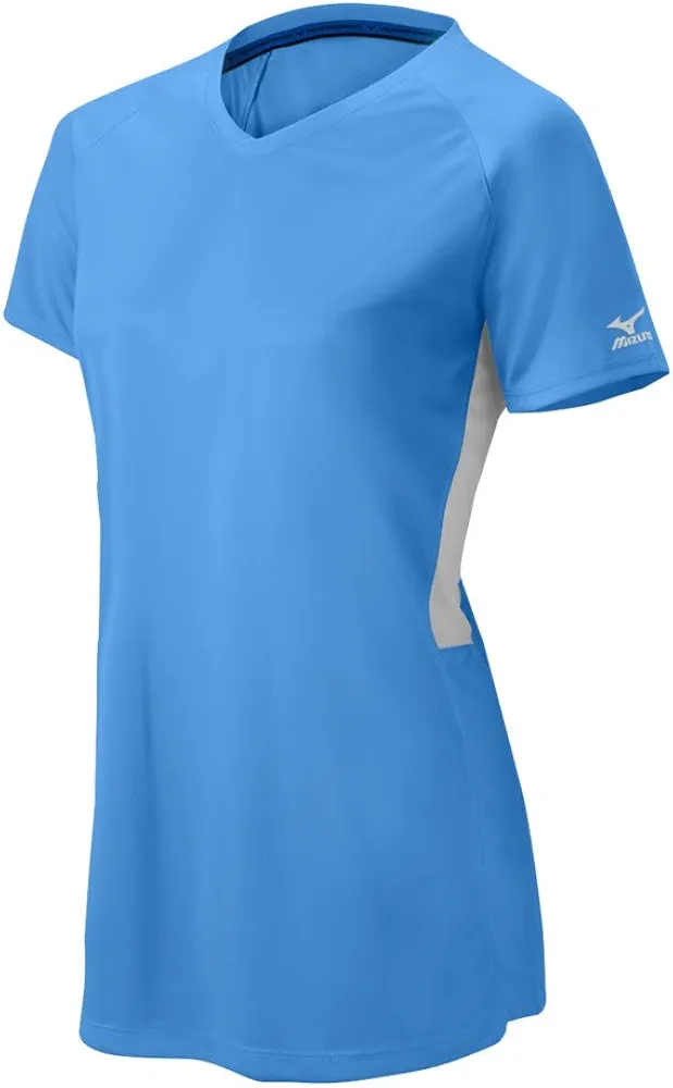 Mizuno Girl's Comp Short-Sleeve V-Neck