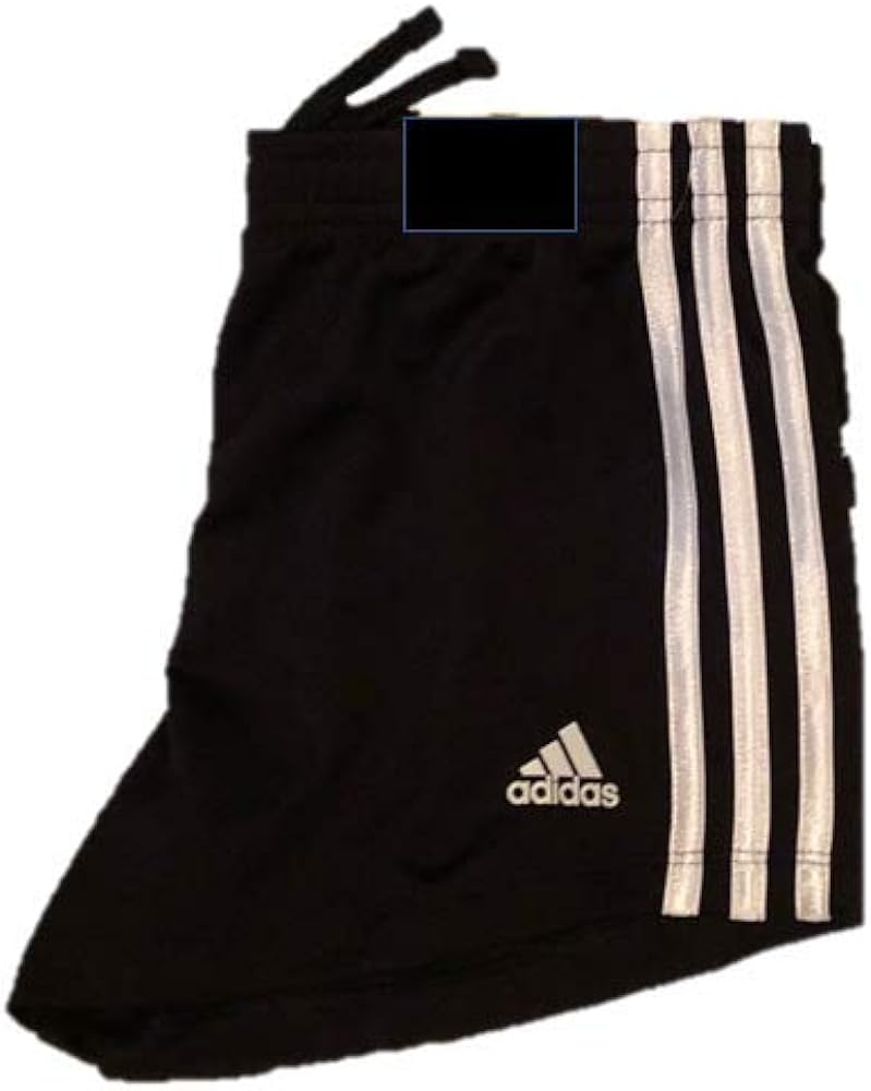 adidas Girls Youth Core Athletic Short (Black, Medium-10/12)