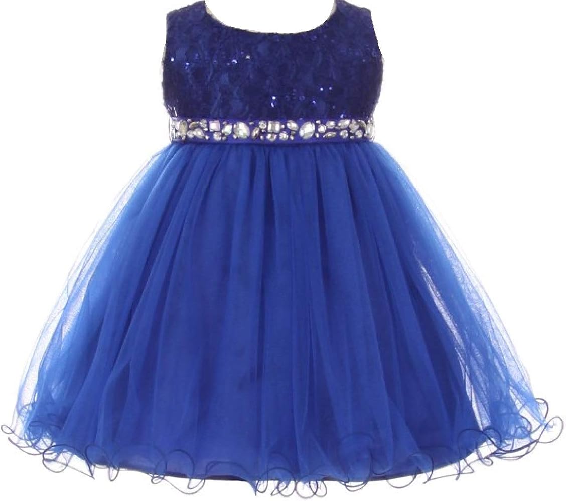 Dreamer P Sleeveless Sequins Rhinestones Tulle Pageant Flower Girl Dress