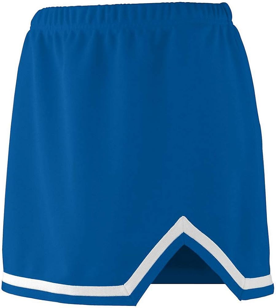 Girls & Ladies Fit V-Notch Double Knit Cheer Skirt (10 Colors)