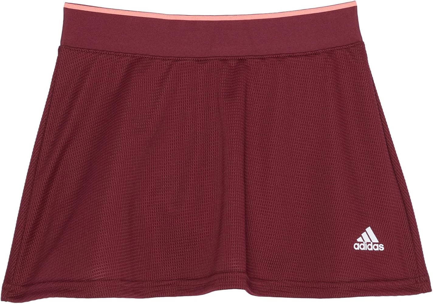 adidas Girl's Club Skirt (Little Kids/Big Kids) Shadow Red/Acid Red SM (7-8 Big Kids)