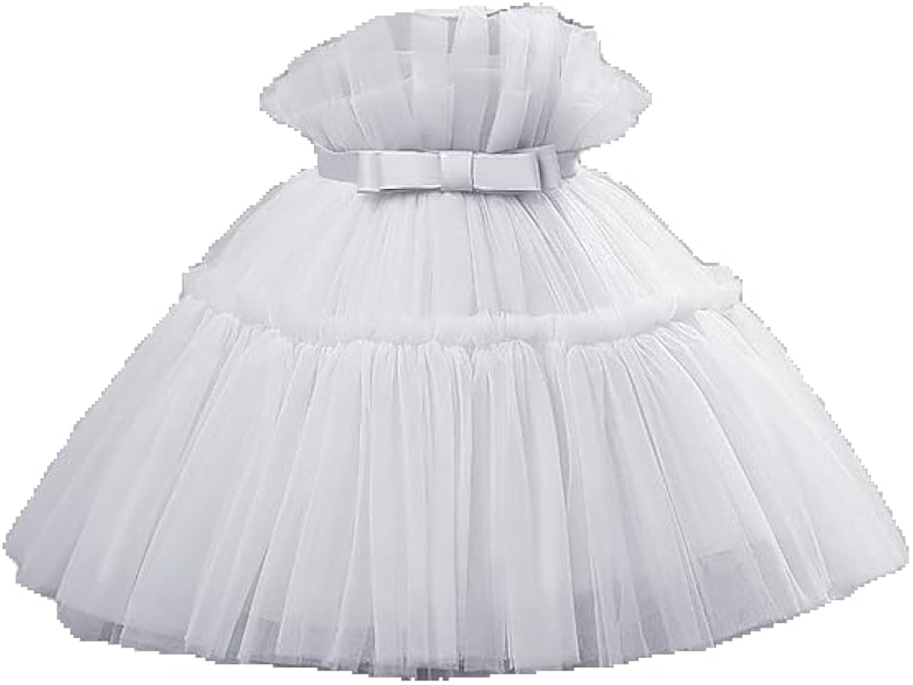 Toddler Girls' Party Dress Tutu Dress Color Sleeveless Formal Wedding Outdoor Mesh