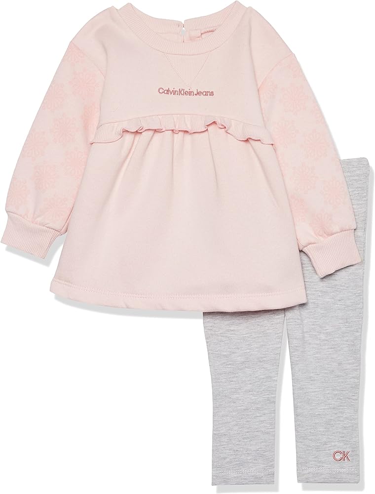 Calvin Klein Baby Girls 2 Pieces Legging SetBaby and Toddler Layette Set