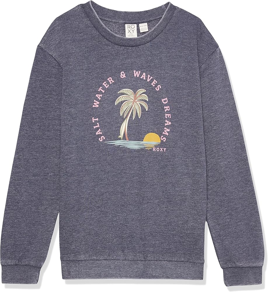 Roxy Girls' Music and Me Crew Sweatshirt