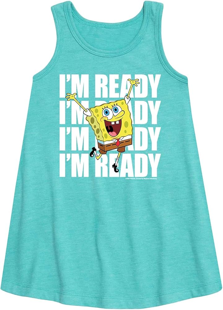 HYBRID APPAREL - SpongeBob SquarePants - I'm Ready - Girls Aline Dress