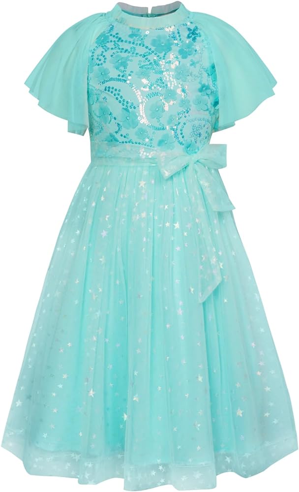 GRACE KARIN 2024 Girls Tulle Sequin Dress Size 5-12