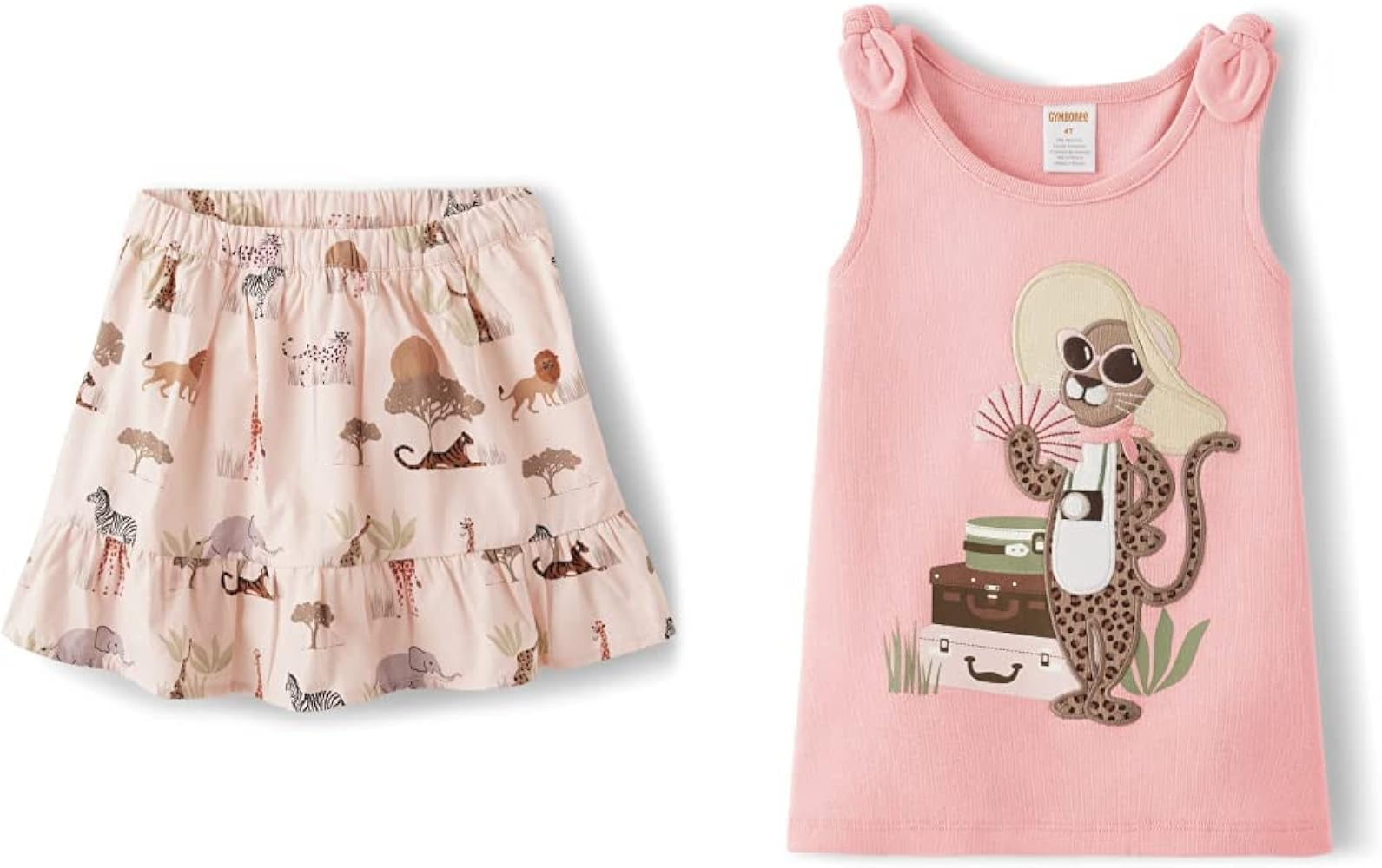 Gymboree Girls Skirt and Shirt, Matching Toddler Outfit