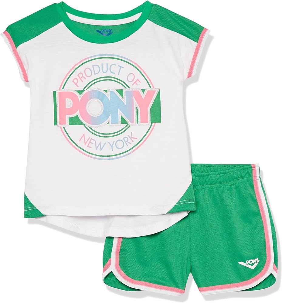 PONY girls Active 3 Piece Short Set