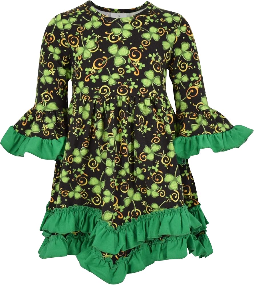 Unique Baby Girls St Patrick's Day Luck of The Irish Dress