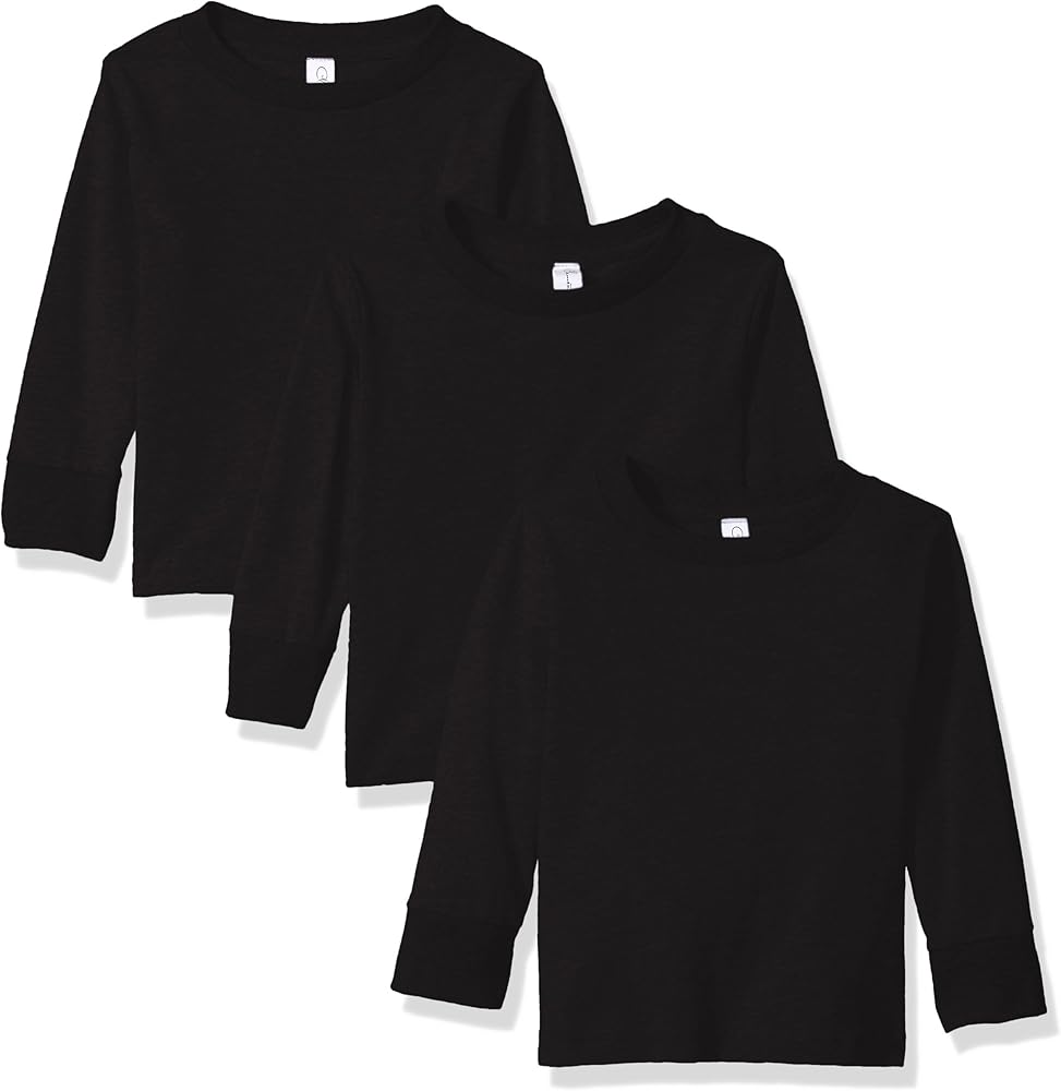 Clementine Girls' Long-sleeve Basic T-shirt Three-pack