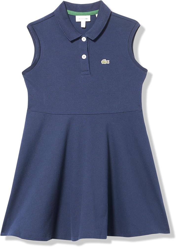 Lacoste Girls' Sleeveless Polo Dress