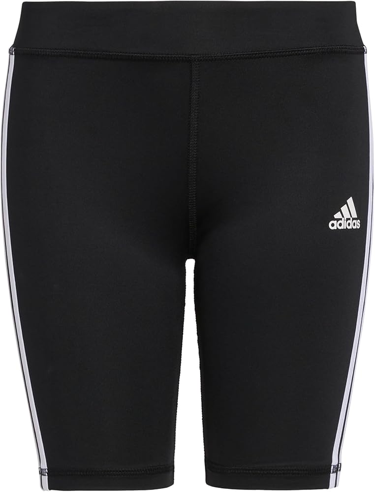 adidas Girls' Detached Waistband 3 Stripe Bike Short