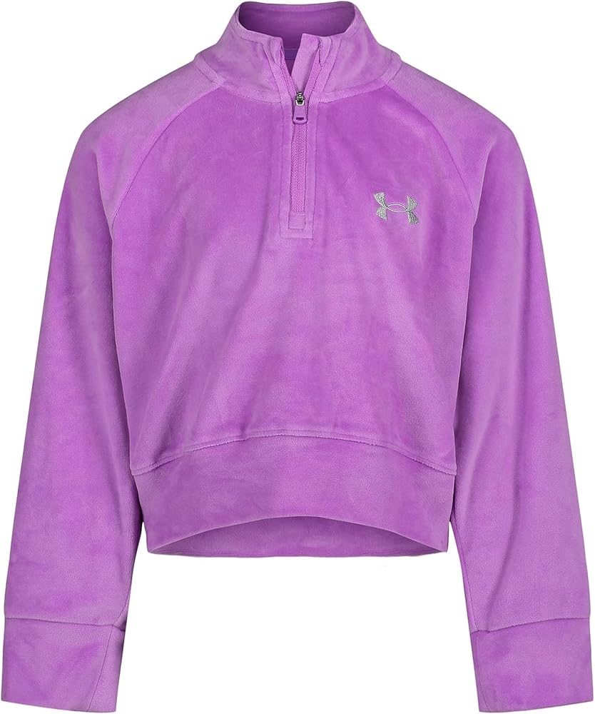 Under Armour Girl's Build Up 1/4 Zip Sweater (Little Kids)