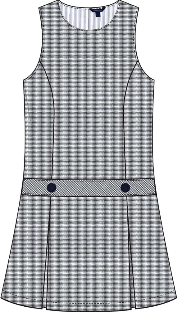 Tommy Hilfiger Girl's Sleeveless Plaid Jumper Dress