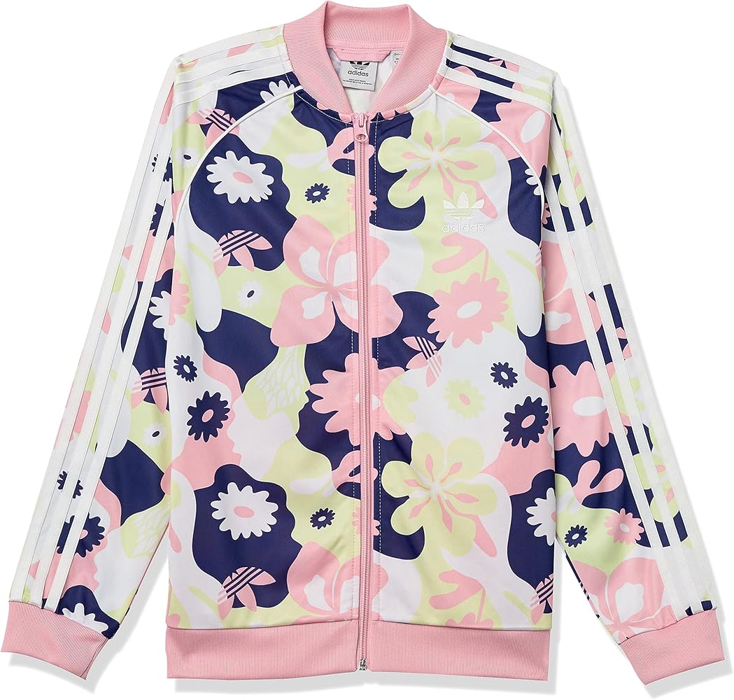 adidas Originals Girls' Flower All Over Print Superstar Set