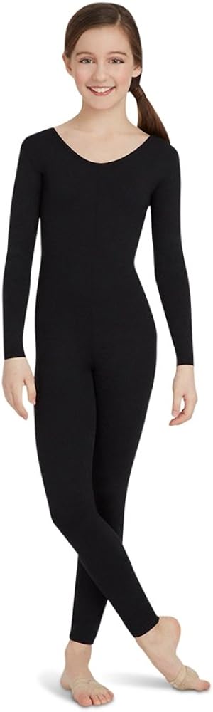 Capezio Girls' Team Basic Long Sleeve Unitard