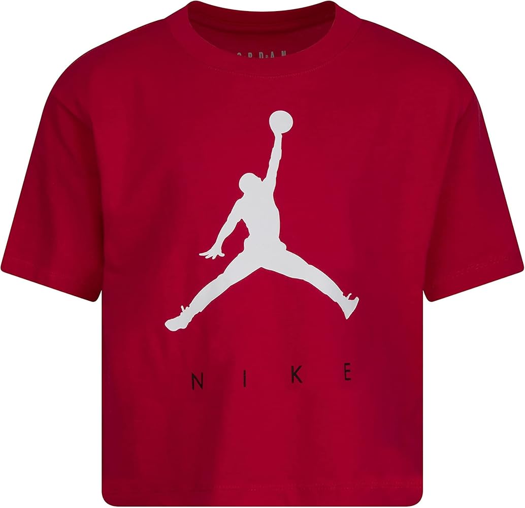 Jordan Girl's Jumpman by Nike Tee (Little Kids) Very Berry 6X | XS