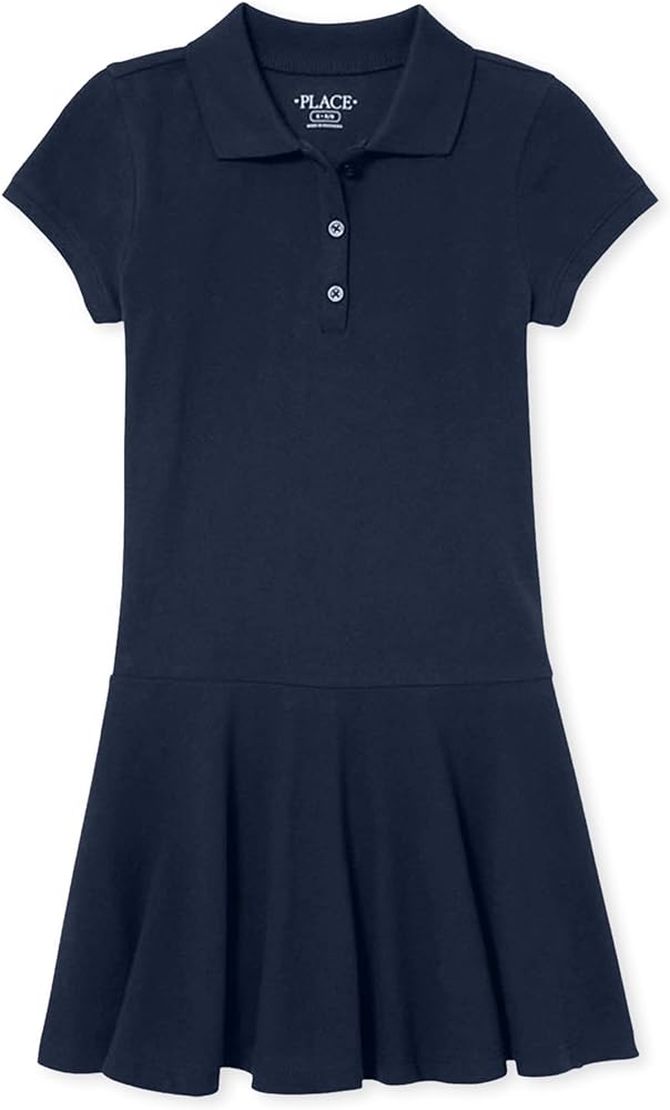 The Children'S Place Girls Short Sleeve Picque Polo Dress