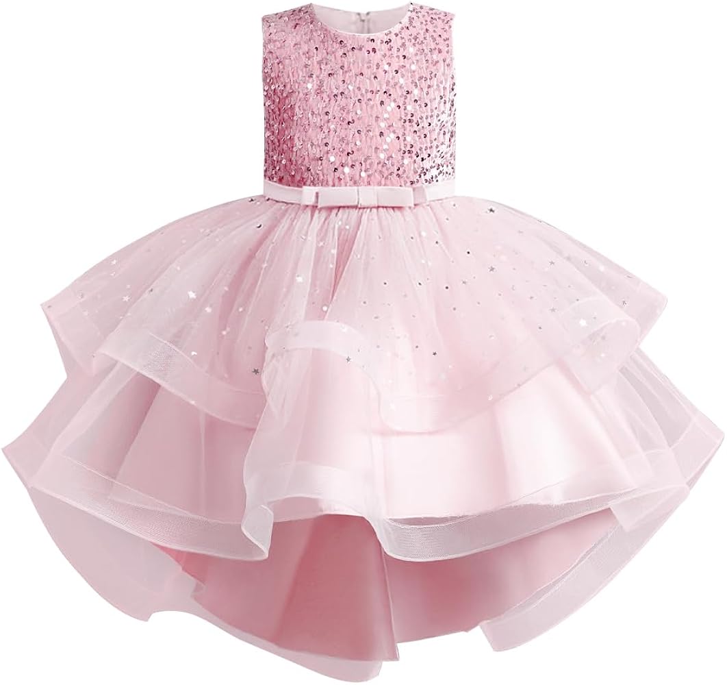 Girls Birthday Dress -Pink Special Occasion Dresses