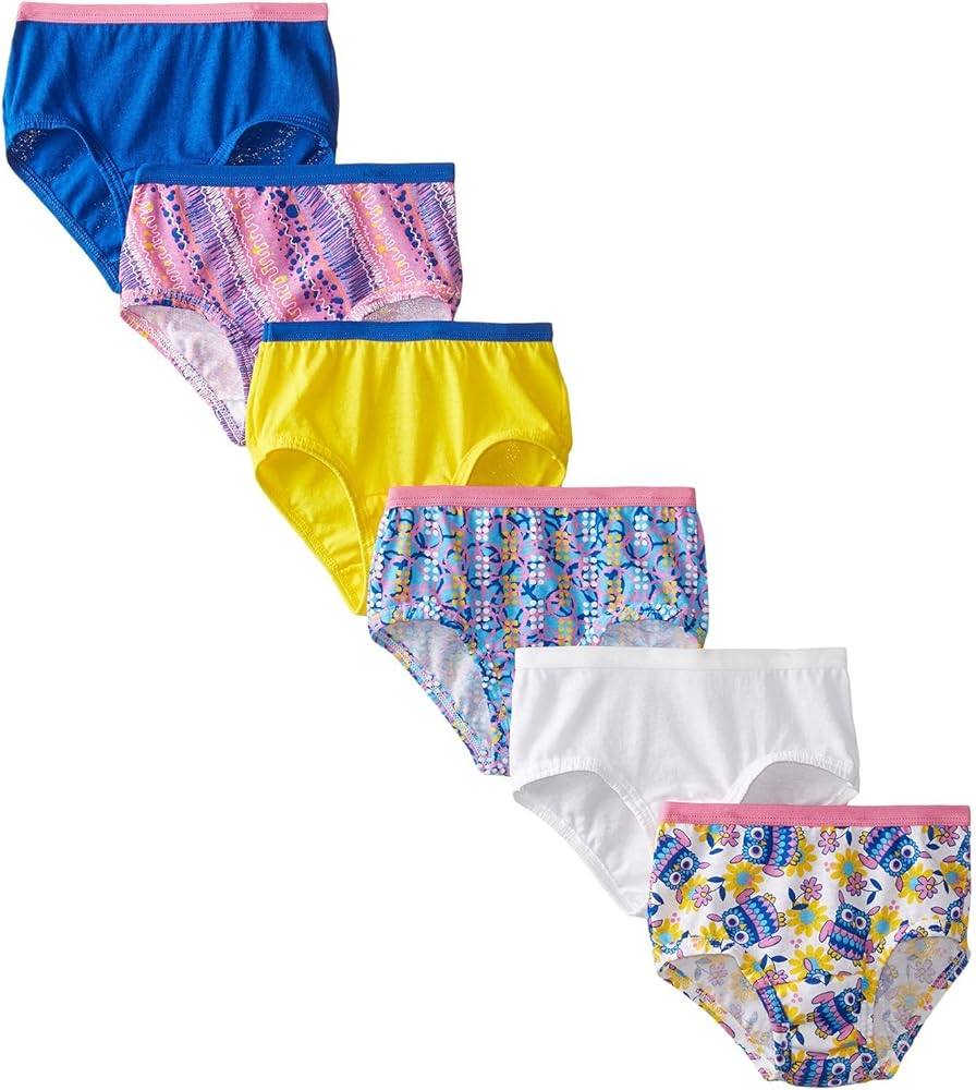 Fruit of the Loom Girl's Eversoft Brief Underwear (6 Pack)