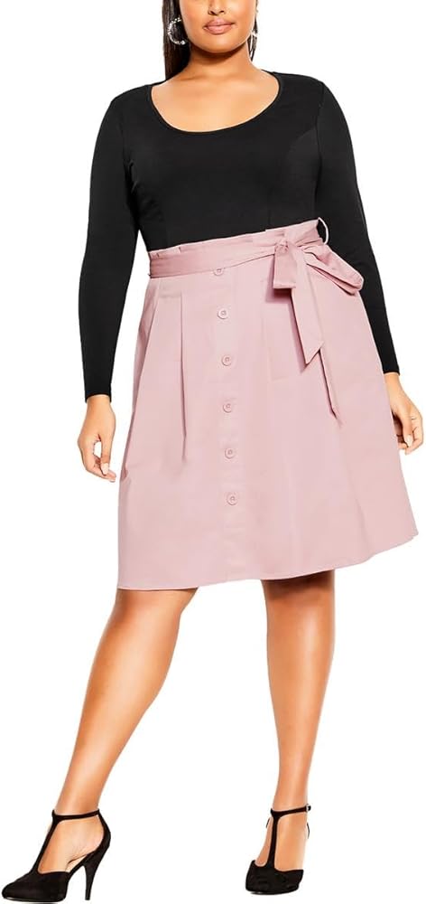 City Chic Plus Size Dress Uptown Girl