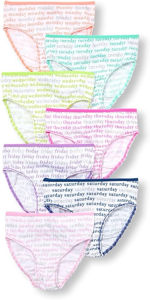 The Children's Place Girls' Briefs 7-Pack