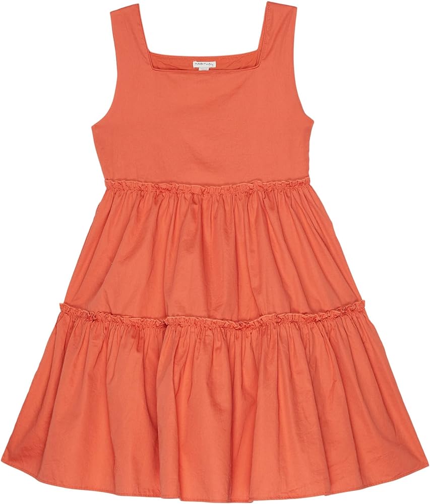 HABITUAL girl Girl's Tiered Babydoll Dress (Big Kids)