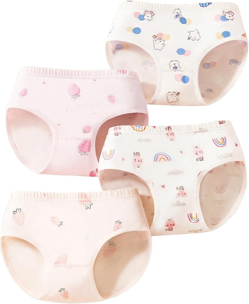 little girl cotton panties baby soft underwear triangle panties cartoon cute panties girls