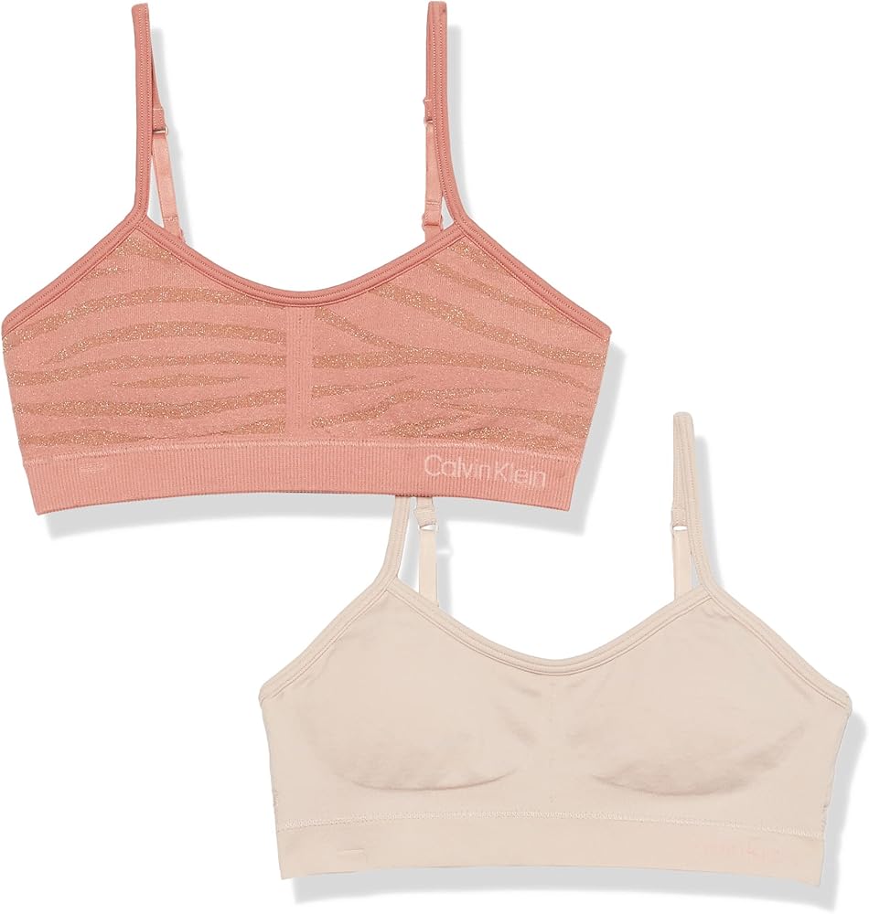 Calvin Klein Girls' Seamless Crop Bralette