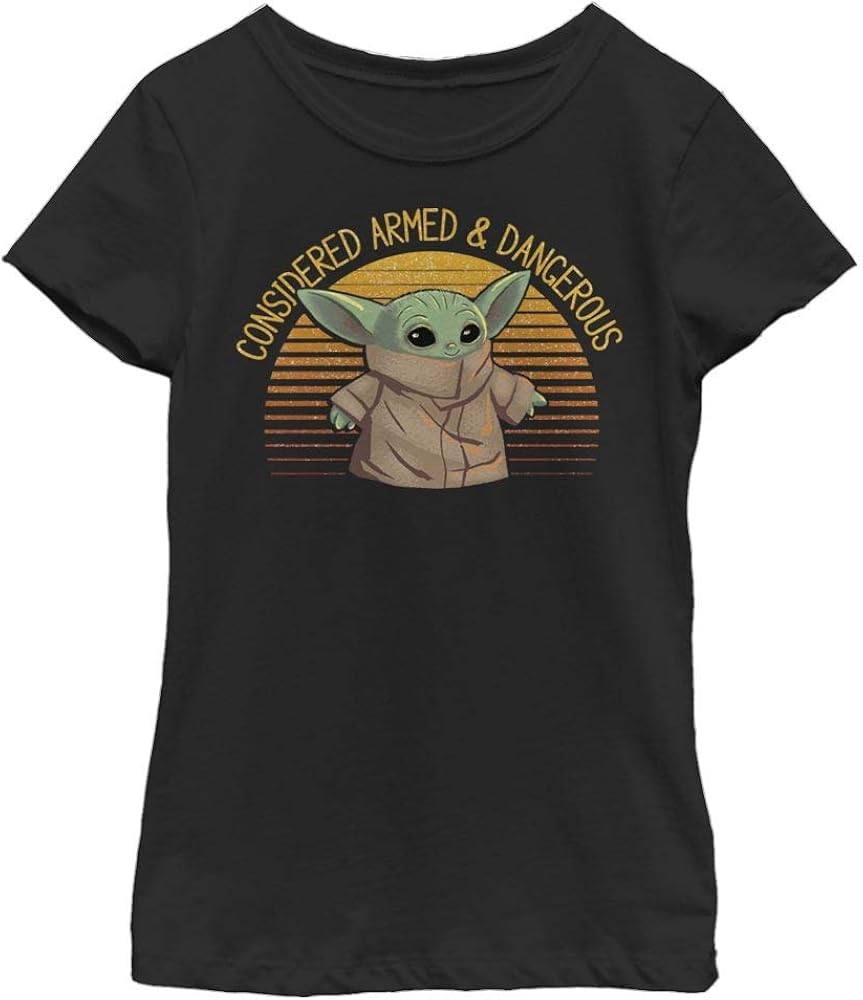 STAR WARS Girl's The Mandalorian The Child Power Nap Bassinet T-Shirt