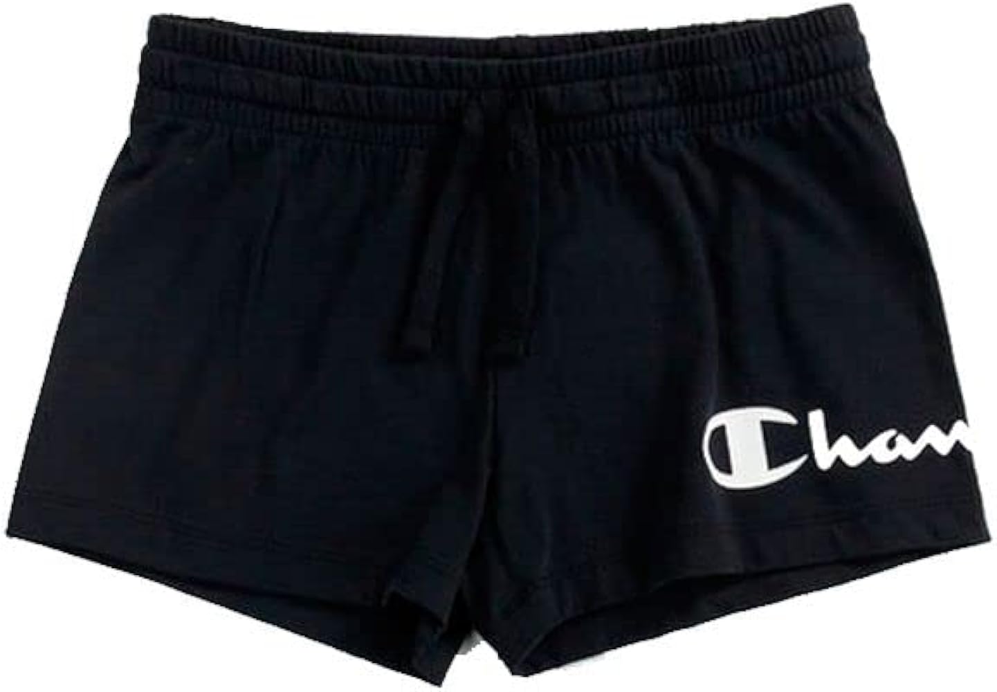 Champion Kids Girls Legacy American Classics Logo Shorts (as1, Age, 7_Years, 8_Years, Black, Regular Fit)