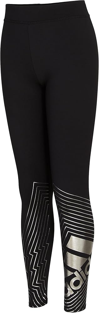 adidas Girls' Glam Graphic Tights