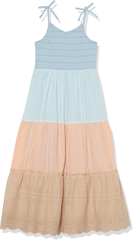 Speechless Girls' Sleeveless Textured Woven Maxi Casual Dress