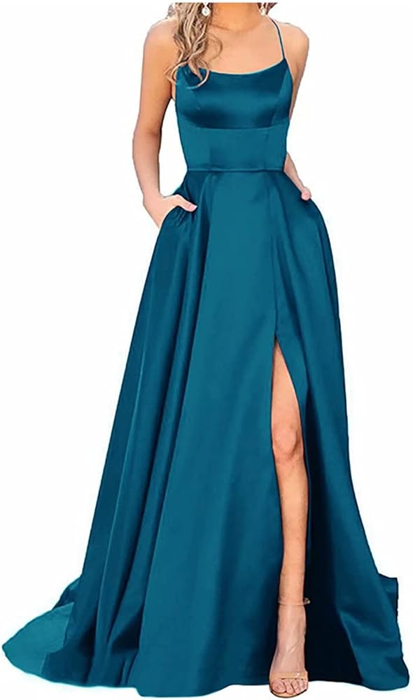 Summer Dress for Womens Sleeveless Crew-Neck Ruffle Dress Ruched Wrap Gown Maxi Dresses