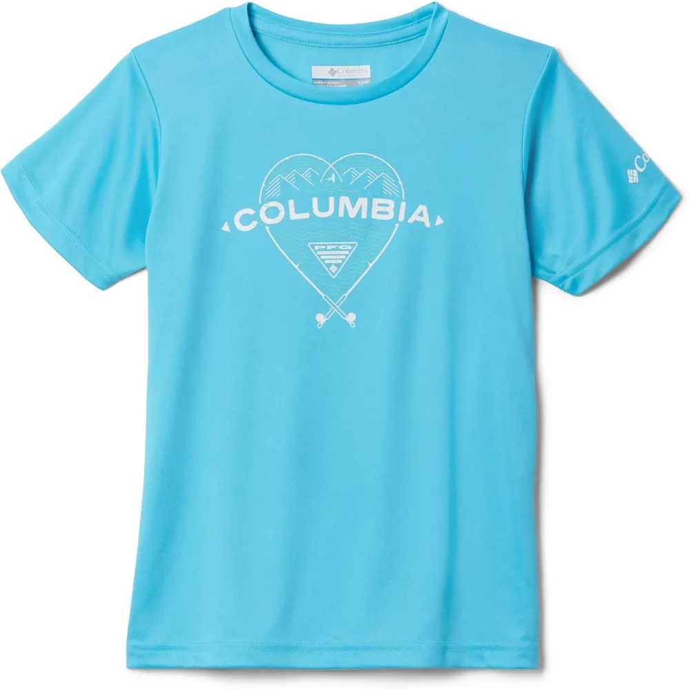 Columbia Girls' Y Tidal Tee Pfg Heart Ss