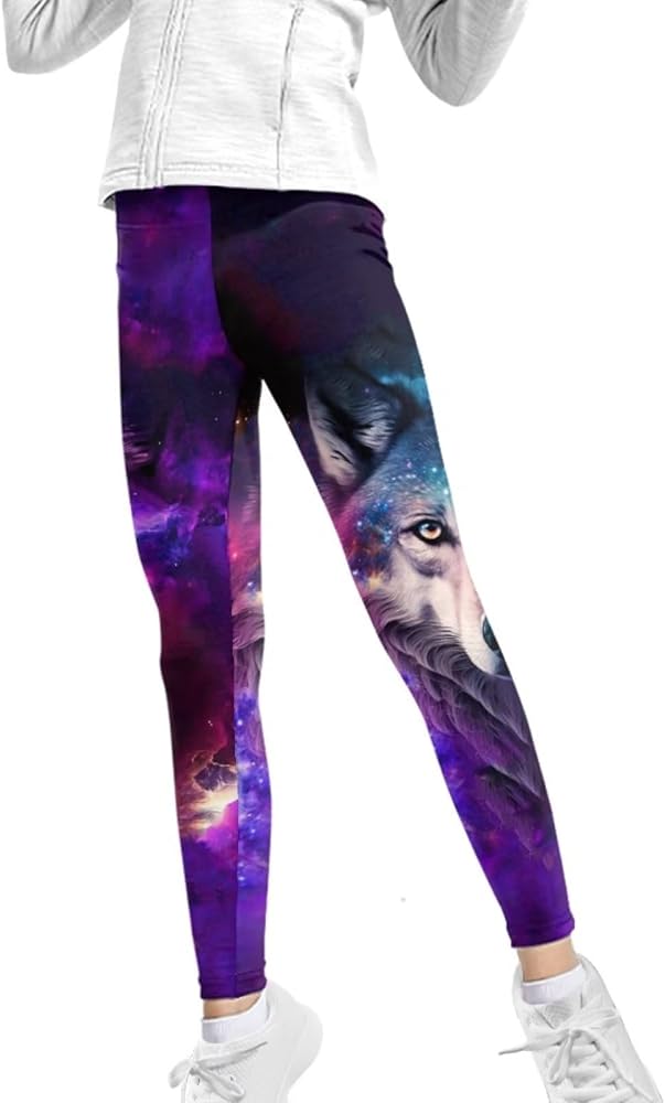 Showudesigns 4-13 Years Girls Leggings Kids Yoga Pants Athletic Clothes